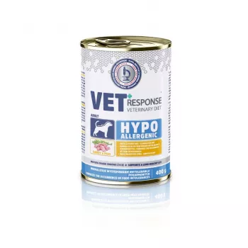 VET RESPONSE Hipoalerginis kalakutienos – šlapias šunų maistas – 400 g