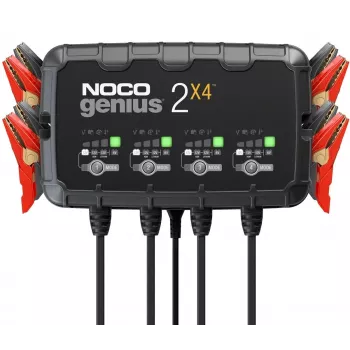 GENIUS2X4 8A 4-ių vietų akumuliatoriaus įkroviklis