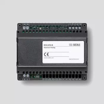 Siedle DCA 612-0 - Juoda - Siedle - 100 mA - 0 - 40 °C - CE - 107 mm