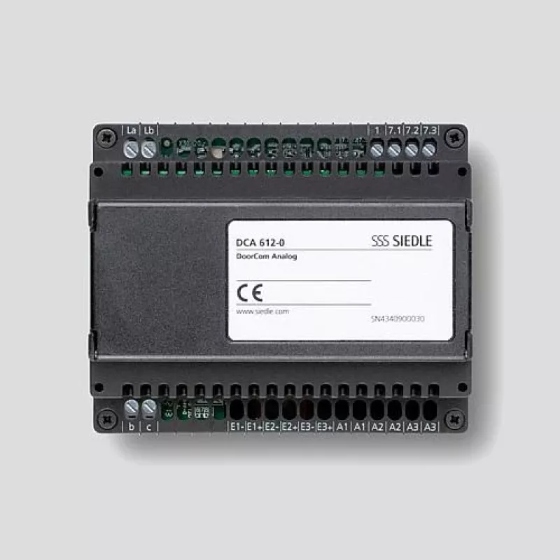 Siedle DCA 612-0 - Juoda - Siedle - 100 mA - 0 - 40 °C - CE - 107 mm