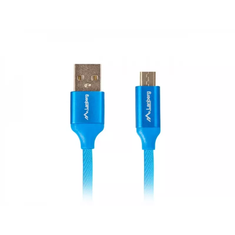 LANBERG kabelis USB 2.0 MICRO-B (M) - A (M) 1M QC