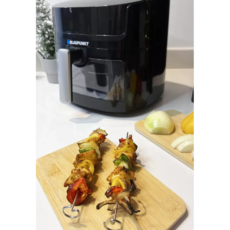 Oro gruzdintuvas BLAUPUNKT AFD712 — 7,2 L talpa, 1800 W, skaitmeninis lietimui jautrus valdymas, 40–200 °C, 60 min laikmatis