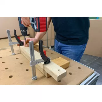BESSEY tvirtinimo elementas TW20-15-8-KLI, daugiafunkciams stalams, spaustuvas (sidabrinis)