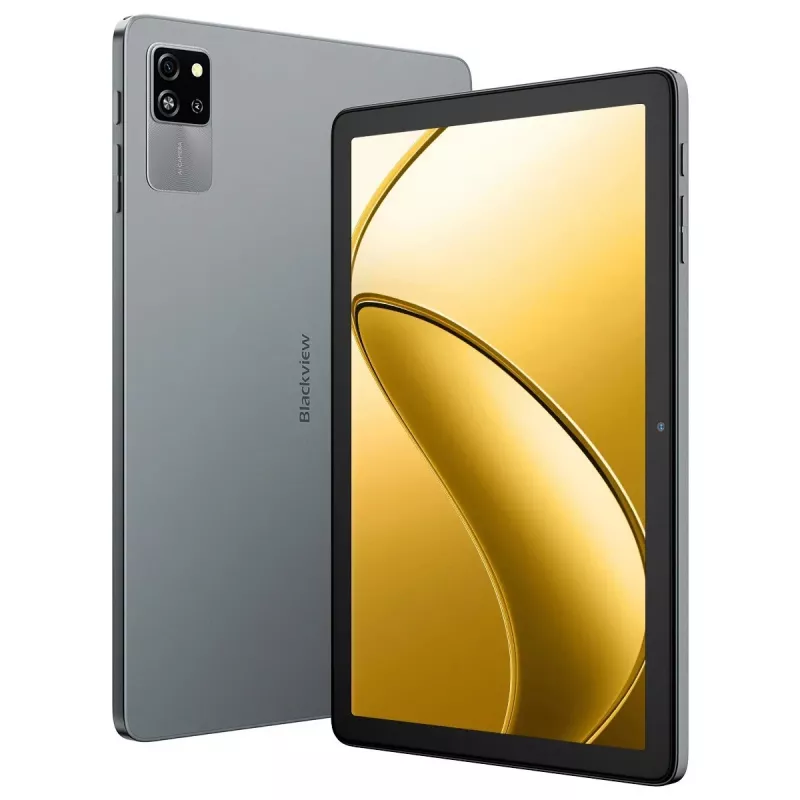 Planšetė Blackview Tab 60 Wi‑Fi Allwinner A523, 10,1 colio (25,6 cm), 128 GB, 4 GB, Android 14, Pilka, Wi‑Fi 6