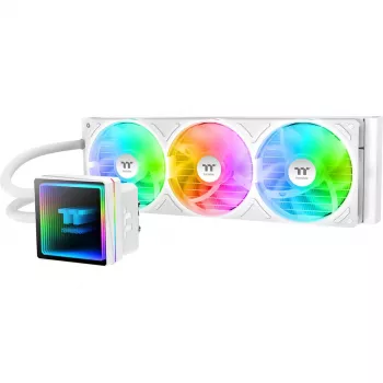 All-in-One skysčio aušintuvas CPU THERMALTAKE TH360 V3 ARGB Sync Snow Edition (3x120mm, ARGB, AIO)