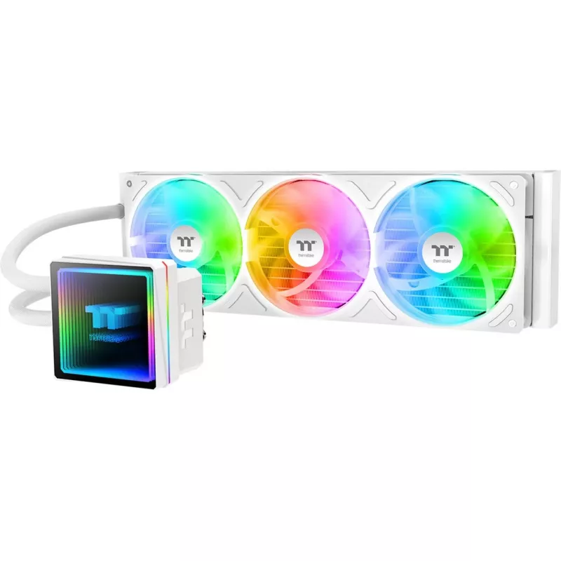 All-in-One skysčio aušintuvas CPU THERMALTAKE TH360 V3 ARGB Sync Snow Edition (3x120mm, ARGB, AIO)