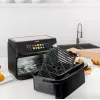 Beriebalė gruzdintuvė su ilgu krepšiu ir griliu Taurus 973004000