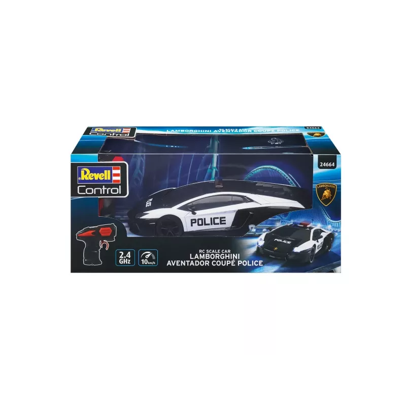 Mastelio modelis Revell Lamborghini Aventador Policija