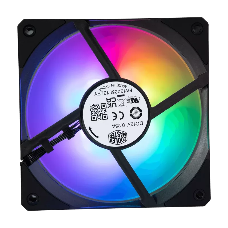 Ventiliatorius Cooler Master Mobius 120P ARGB 2400 RPM juodas