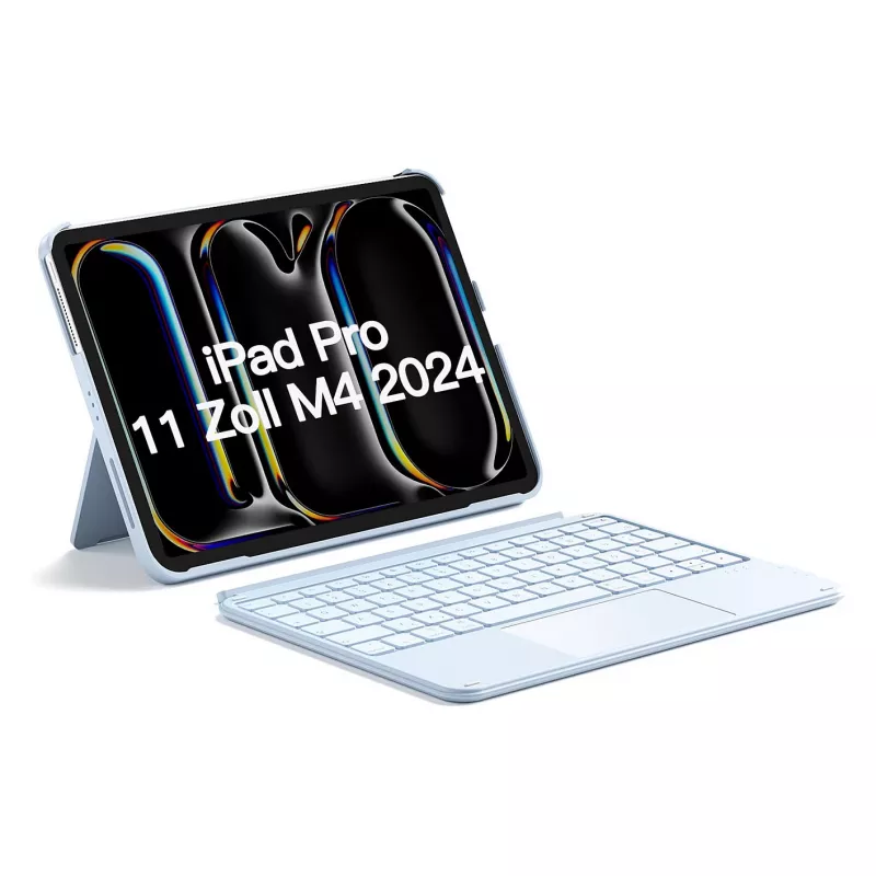 inateck klaviatūra iPad 11 mėlyna iPad 10-os kartos, suderinama, QWERTZ