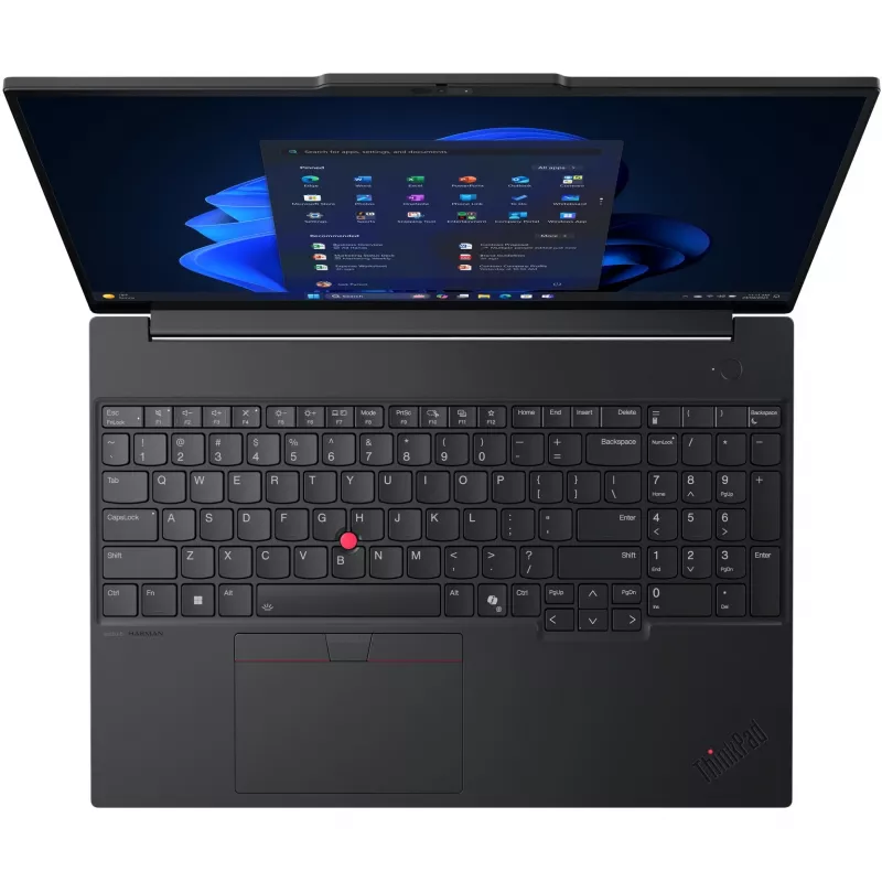 Lenovo ThinkPad E16 Gen 3 (AMD) AMD Ryzen™ 5 220 nešiojamasis kompiuteris 40,6 cm (16 colių) WUXGA 32 GB DDR5-SDRAM 1 TB SSD Wi-Fi 6E (802.11ax) Windows 11 Pro vokiška juoda