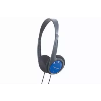 Panasonic RP-HT010E-A juodos/mėlynos ausinės 1,2 m laidas itin lengvos