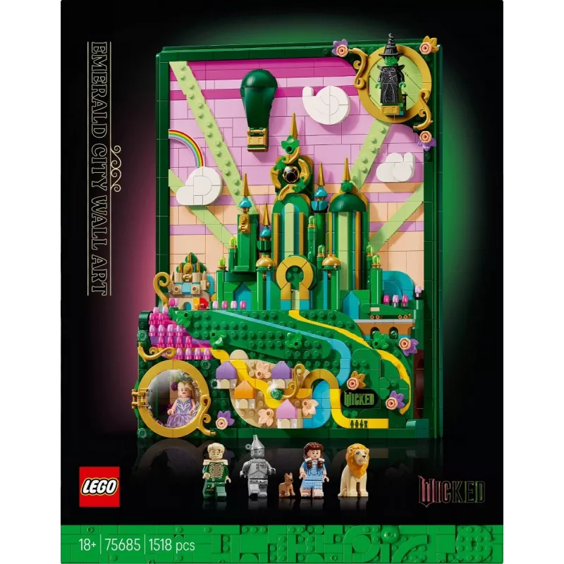 Statybiniai blokeliai Wicked 75685 Obraz Emerald City