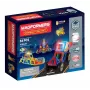 Magnetinis konstravimo rinkinys MAGFORMERS Dynamic Flash 54 vnt. — magnetinės statybinės plytelės su kvadratais ir trikampiais