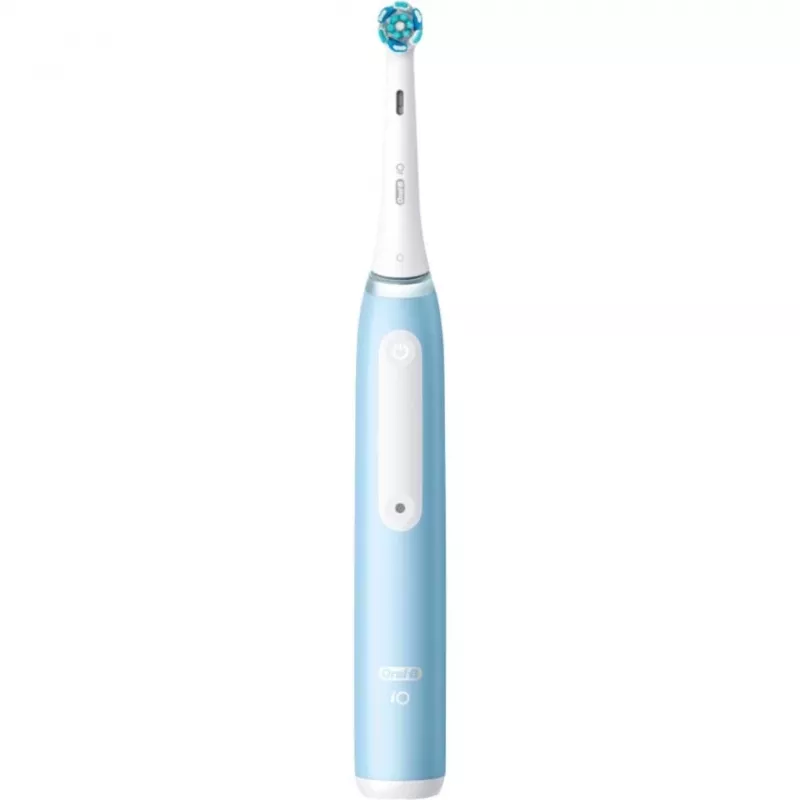 Oral-B Braun iO Series 3N suaugusiųjų vibracinis dantų šepetėlis, šviesiai mėlynas, baltas