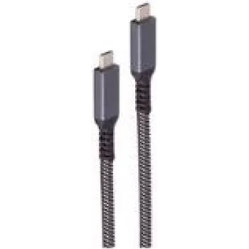 shiverpeaks BS14-75004 USB laidas 1 m USB 3.2 Gen 2 (3.1 Gen 2) USB C Juoda - Balta (BS14-75004)