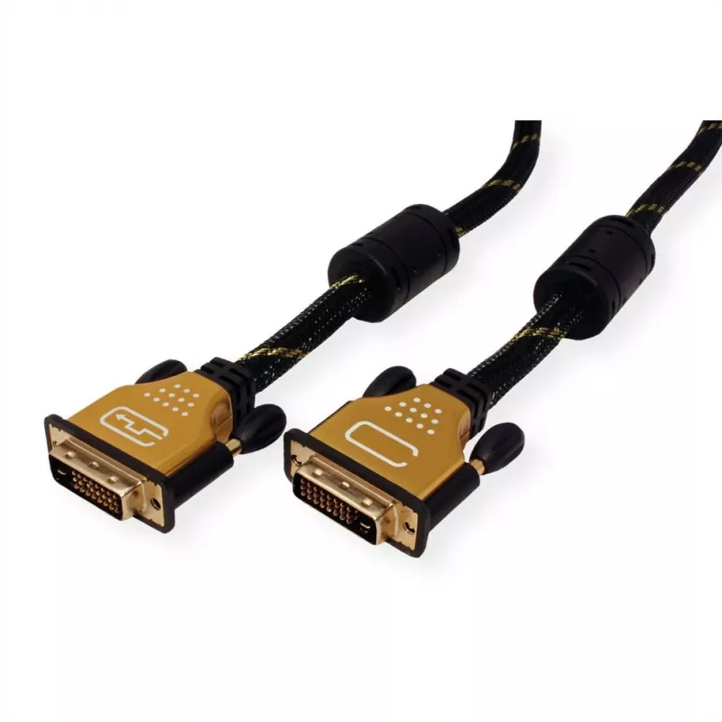 DVI monitoriaus kabelis ROLINE GOLD 5 m modelis 11.04.5514