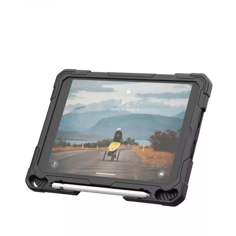 Planšetės buferinis dėklas Urban Armor Gear Plasma Healthcare, skirtas Apple iPad 10,9 colio (10-os kartos, 2022 m.) — 27,7 cm, stovo režimas, 0,49 kg
