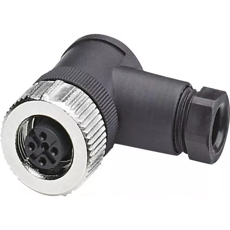 Phoenix Contact 1662984 laido jungtis M12 juoda – nerūdijantis plienas (1662984)