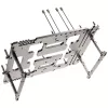 Benchtable korpusas Streacom BC1 V2 – atviras testavimo/stendo korpusas, titano spalva