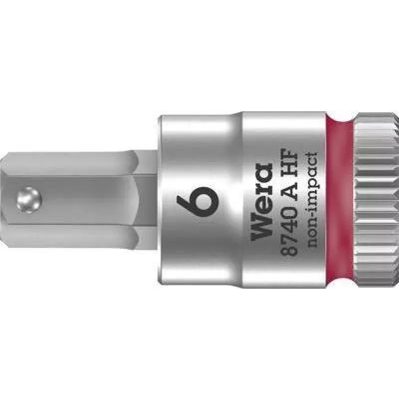 Wera 05003337001 - Lizdas - 1/4 - metrinis - 1 galvutė(s) - 6 mm - 2,8 cm (05003337001)