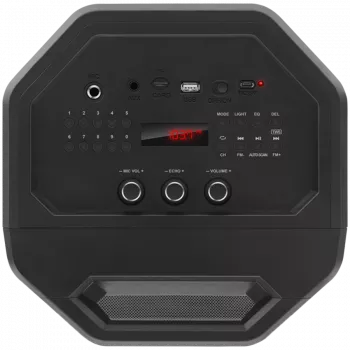 Garsiakalbis SVEN PS-650, juodas (50W, TWS, Bluetooth, FM, USB, microSD, LED ekranas, 4000mAh)
