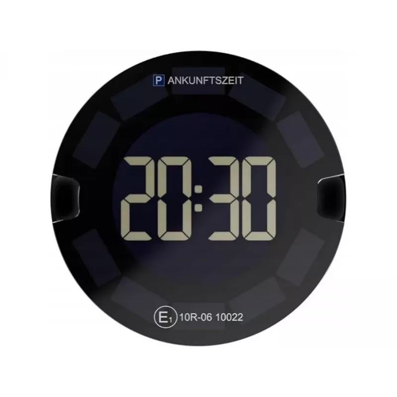 Elektroninis parkavimo diskas OOONO P-Disc No3 juodas, liečiamas valdymas