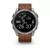 Garmin Fenix 8 3,56 cm (1.4) AMOLED 51 mm Skaitmeninis 454 x 454 pikselių Jutiklinis ekranas Titaninis Wi-Fi GPS (palydovinis)