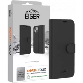 Eiger North Folio Case iPhone SE 2025 juodas (EGCA00730)