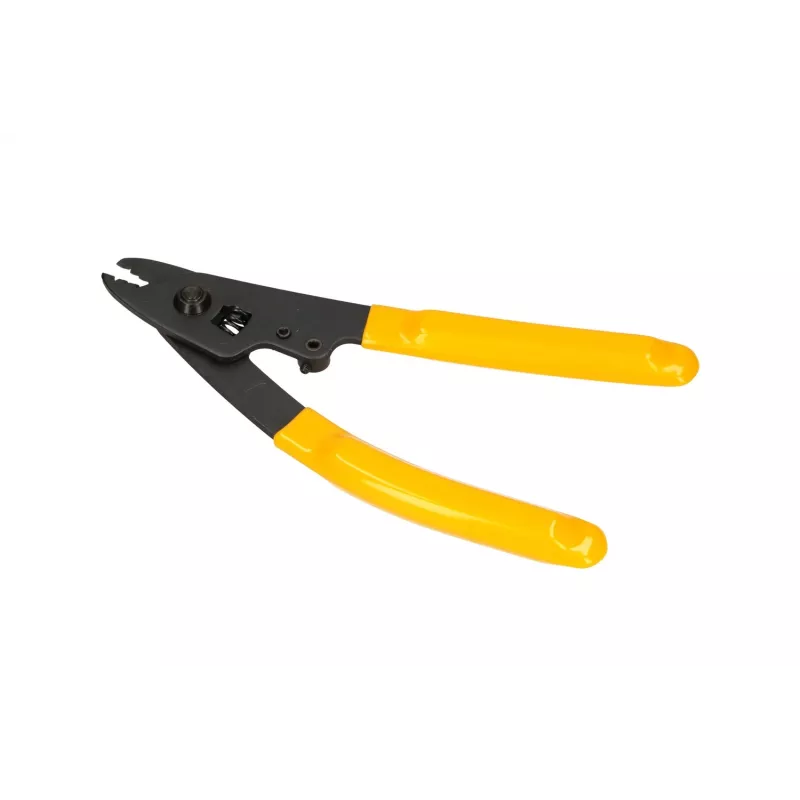 Skaidulinės optikos nuėmiklis Extralink CFS-3, skirtas 2–3 mm, 0,9 mm ir 0,125 mm skaiduloms, juodas/geltonas