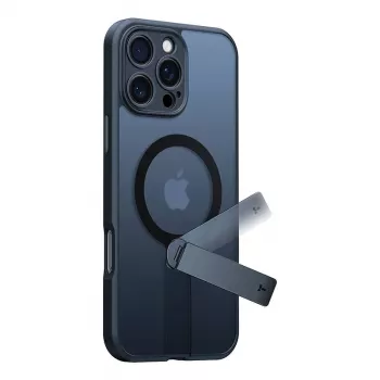 Torras Pstand Spin dėklas iPhone 16 Pro (juodas)