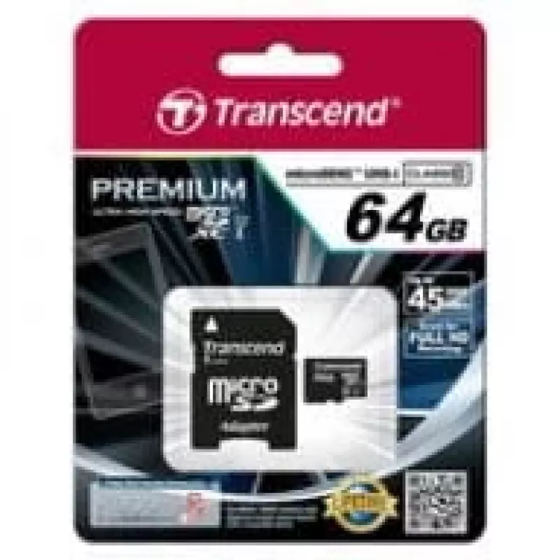 Transcend 64 GB MicroSDXC UHS-I TS64GUSDU1