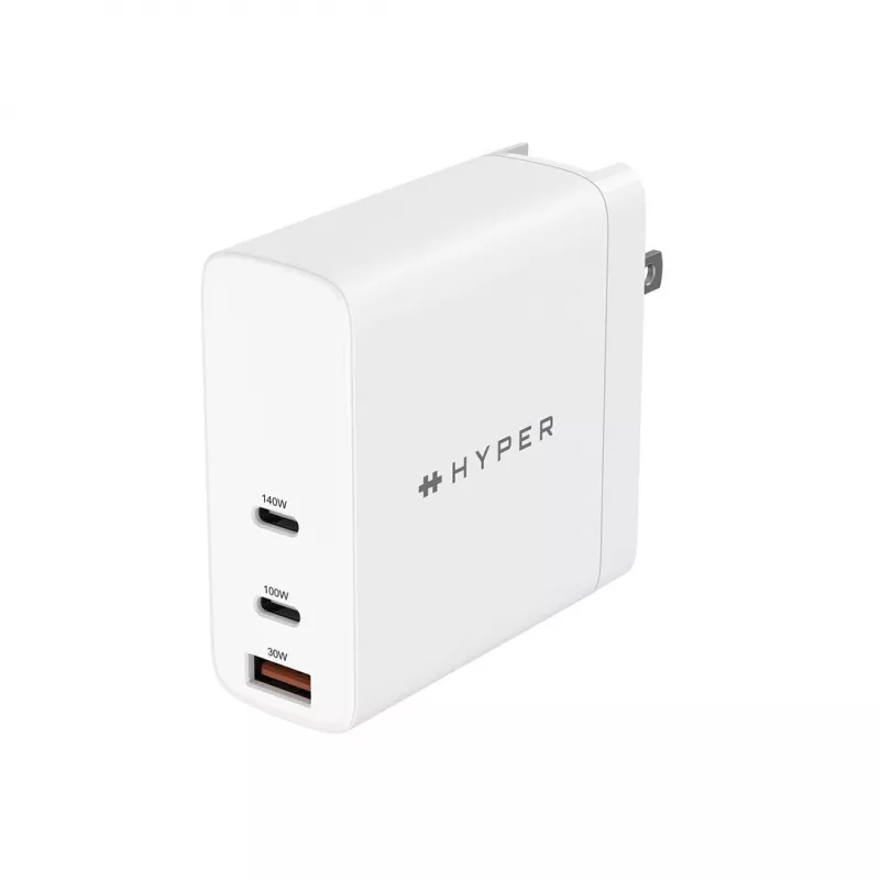 HYPER HJG140WW mobiliojo įrenginio įkroviklis Universal White AC Greitasis įkrovimas Vidaus naudojimui