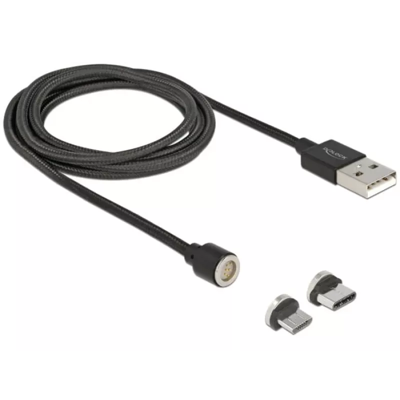 USB laidas DeLOCK 85723 USB 2.0 1,1 m USB A USB C/Micro-USB B Juodas