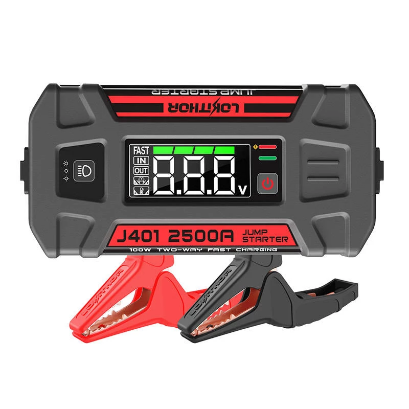Automobilio akumuliatoriaus paleidiklis Lokithor J401 2500A, išorinė baterija 20000mAh