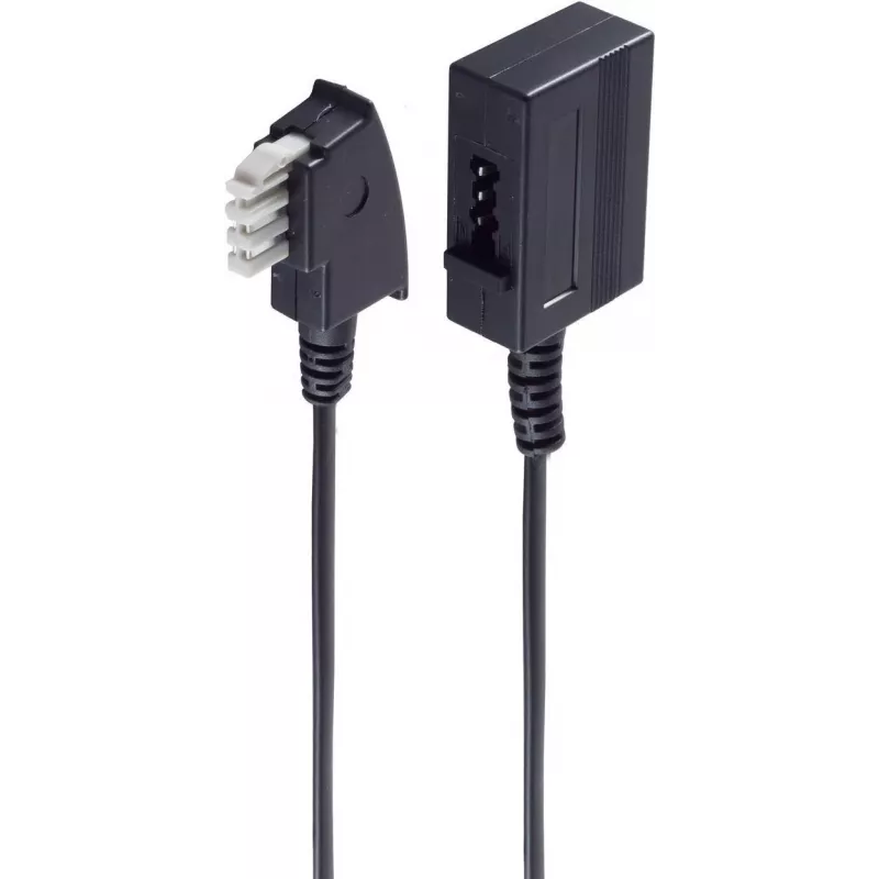 telefono laidas ShiverPeaks BS70220 10 m Juoda