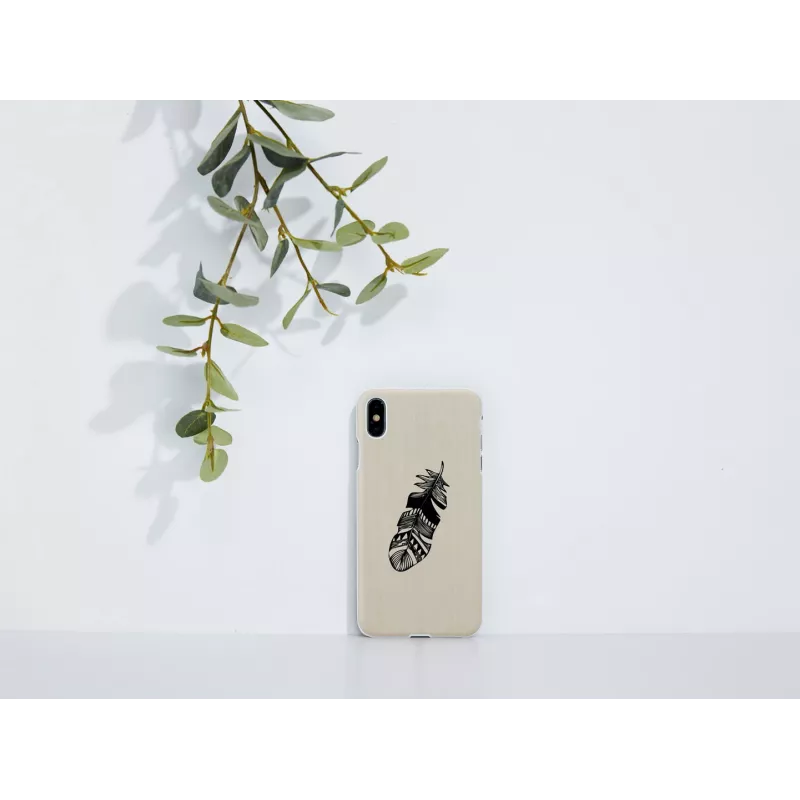 man and wood išmaniojo telefono dėklas iPhone XS Max — Indiška balta
