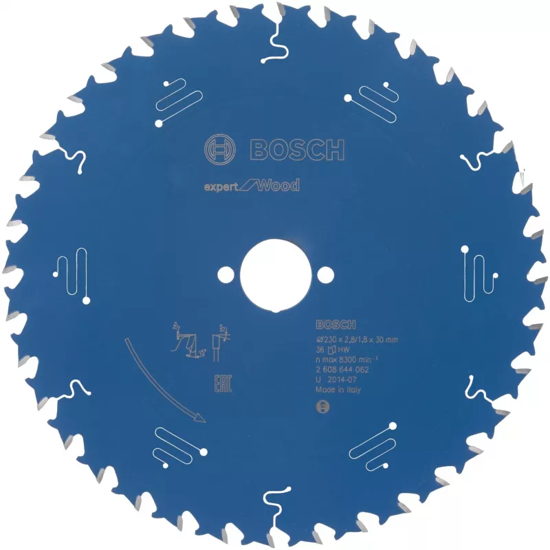 Diskinis pjūklo peilis Bosch 2 608 644 062 23 cm anga 3 cm 8300 RPM