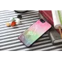 Apsauginis telefono dėklas iKins, skirtas Apple iPhone 8/7, su vandens gėlių dizainu, juodas