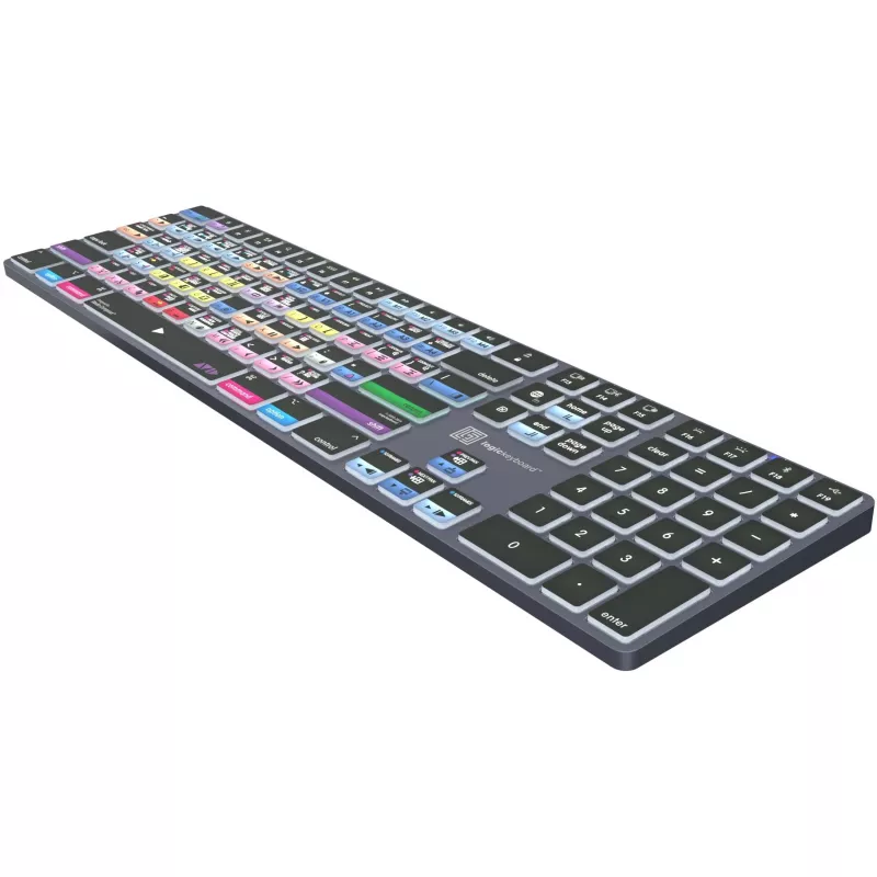 Logickeyboard Avid Media Composer - Pro Titan UK Mac - klaviatūra - QWERTY