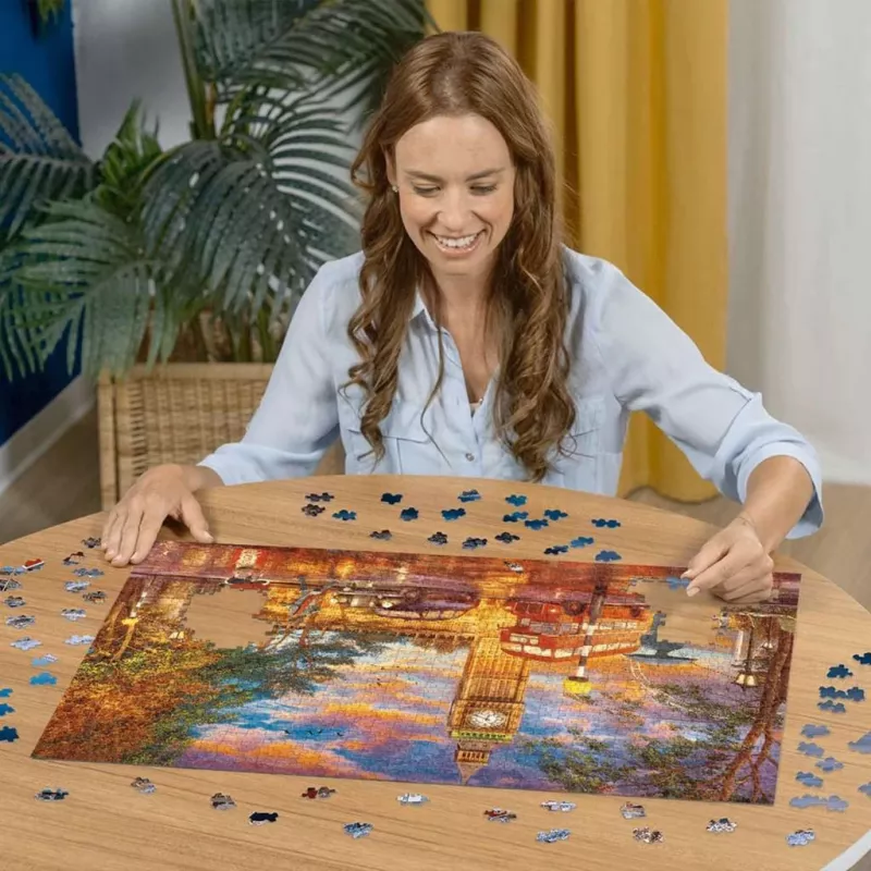 Puzzle Sonnenuntergang in London (1000 detalių)
