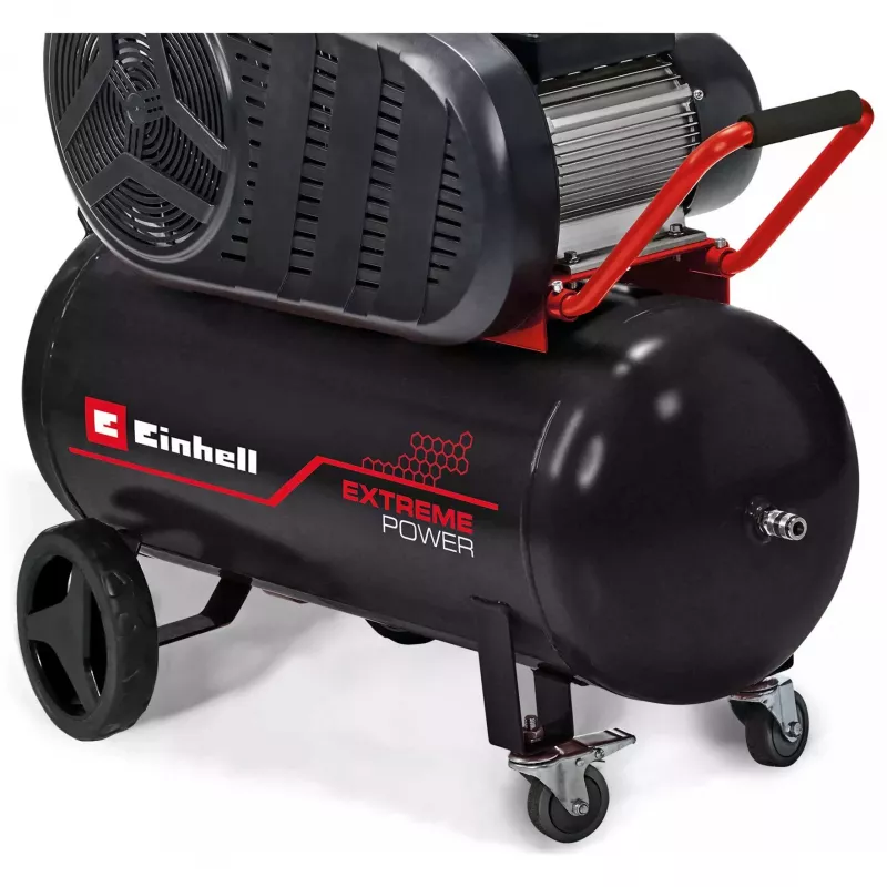 Oro kompresorius EINHELL TE-AC 430/50/10 — 3 000 W, 50 L, stacionarus, juodas