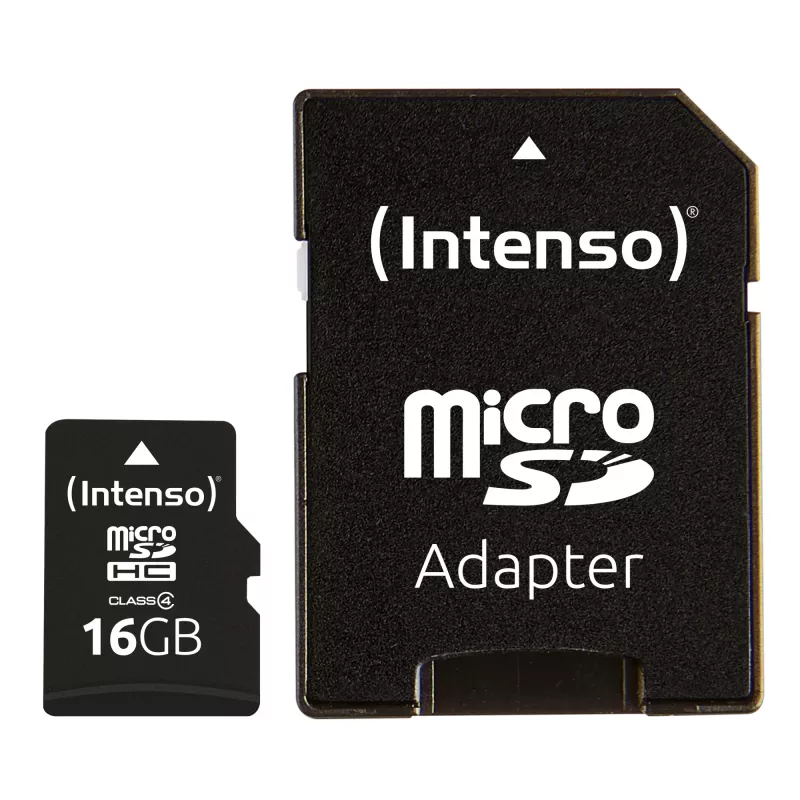 Atminties kortelė Intenso 16GB MicroSDHC Class 4 3403470