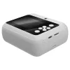 Momentinio spausdinimo fotoaparatas vaikams SAVIO AN-01, baltas, 2,4 colio LCD, MicroSDHC iki 32 GB, USB-C, 1200 mAh baterija, be integruotos blykstės