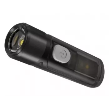 Rankinis žibintuvėlis Nitecore TIKI LE — 300 lm, USB-įkraunamas, polikarbonatas, IP66, atsparus smūgiams, 10,5 g, 55 mm, juodas