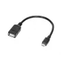 Logilink - USB OTG adapteris išmaniesiems telefonams - USB tipo A (M) - Micro-USB tipo B (P) (USB 2.0) - 0,20 m - juodas (AA0035)