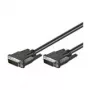 Wentronic Goobay DVI-D FullHD laidas Dual Link, juodas, 5 m - DVI-D kištukas Dual-Link (24+1 kontaktų) > DVI-D kištukas Dual-Link (24+1 kontaktų) (68084)