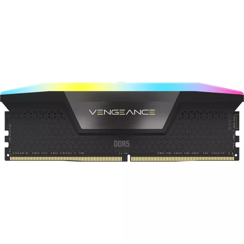DIMM 64 GB DDR5-6600 (4x 16 GB) Quad-Kit, Arbeitsspeicher schwarz, CMH64GX5M4B6600C32, Vengeance RGB, INTEL XMP