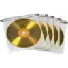 Hama CD/DVD dvigubos apsauginės įmautės, pakuotėje 50 vnt., baltos, 2 diskams