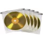 Hama CD/DVD dvigubos apsauginės įmautės, pakuotėje 50 vnt., baltos, 2 diskams